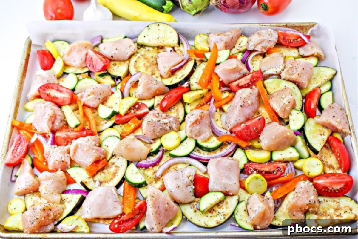 Low-Carb Sheet Pan Chicken Ratatouille
