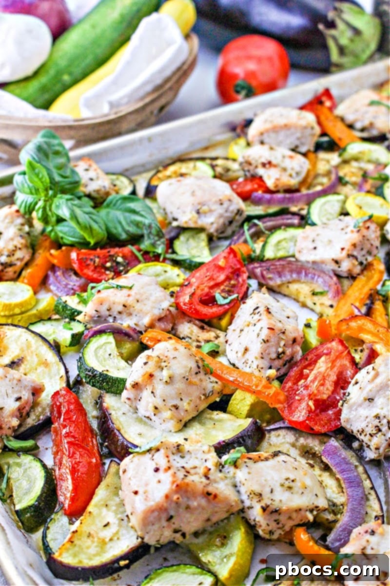 Low-Carb Sheet Pan Chicken Ratatouille