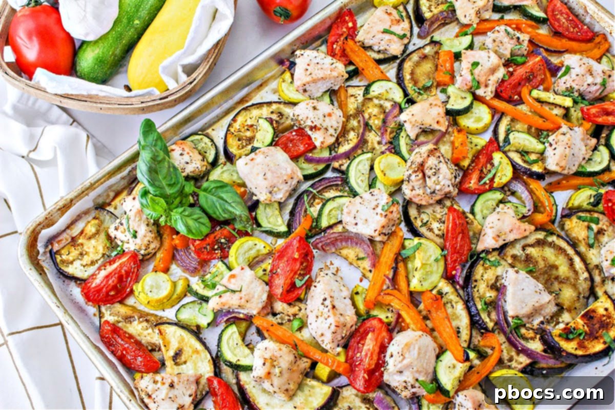 Low-Carb Sheet Pan Chicken Ratatouille