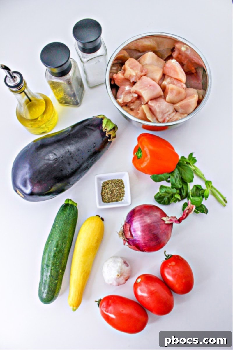 Low-Carb Sheet Pan Chicken Ratatouille