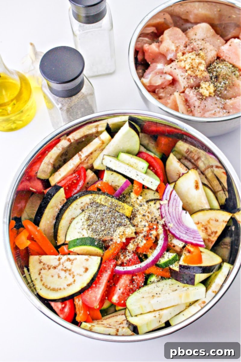 Low-Carb Sheet Pan Chicken Ratatouille