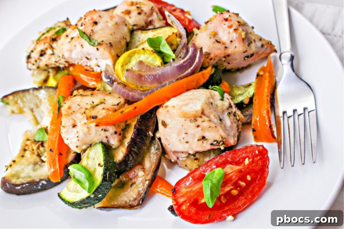 Low-Carb Sheet Pan Chicken Ratatouille