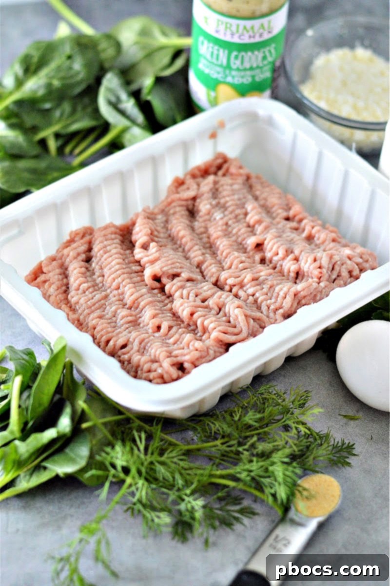 Fresh crumbled feta cheese for Keto Spinach Feta Turkey Burgers