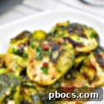 A plate of Keto Smashed Brown Butter Brussels Sprouts
