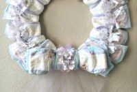 Sweet Diaper Wreath Creation