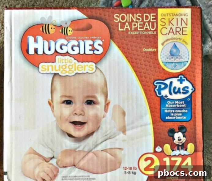Huggies Little Snugglers Plus Diapers for Sensitive Skin