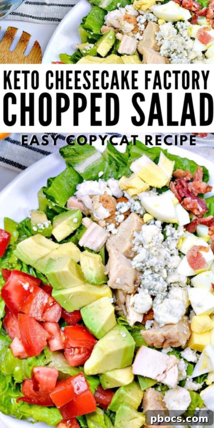 Keto Cheesecake Factory Chopped Salad