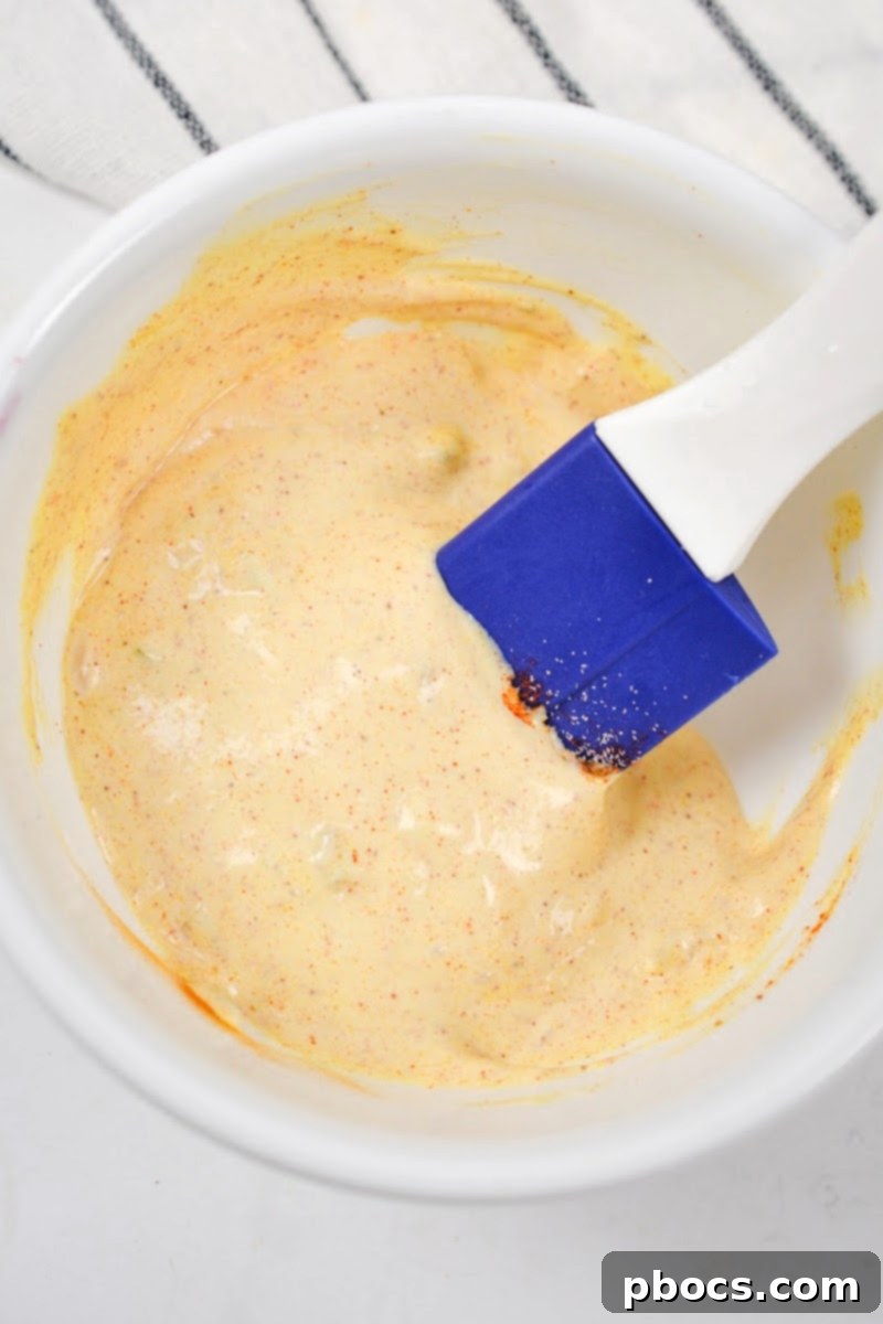 Keto Big Mac Sauce in a white bowl