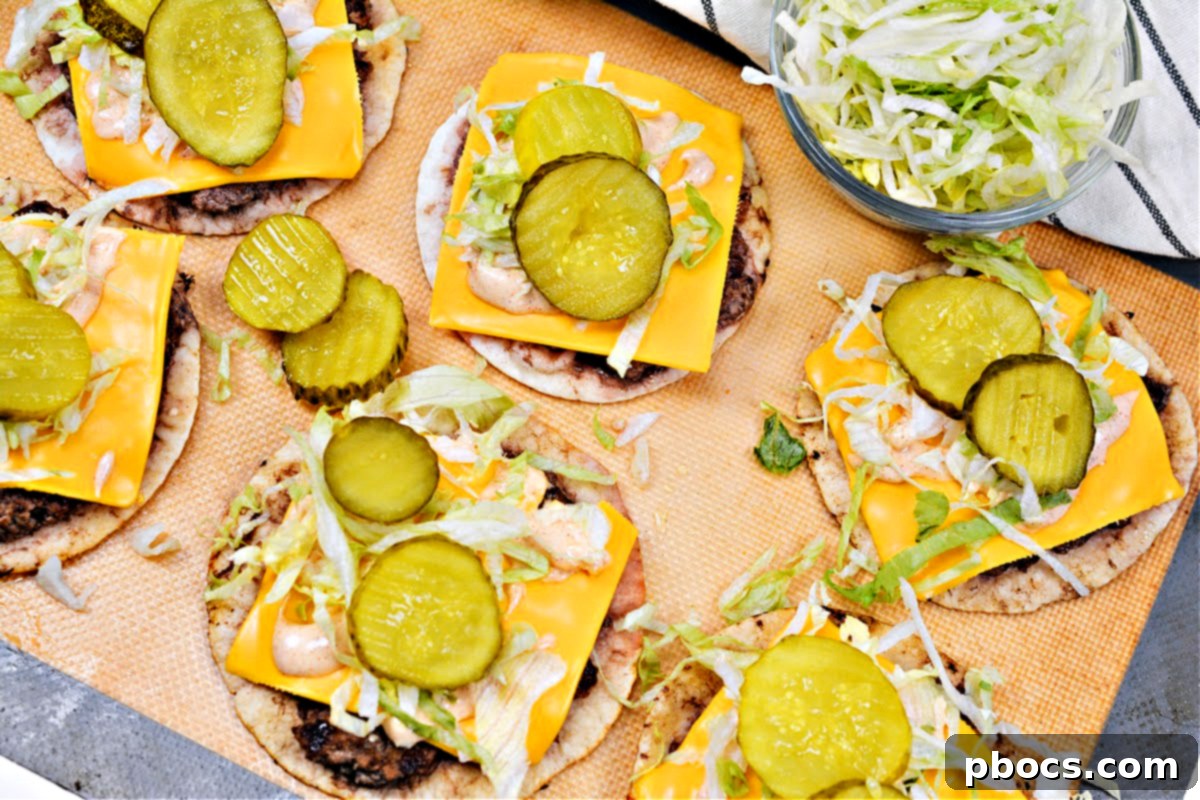 Keto Big Mac Smash Burgers