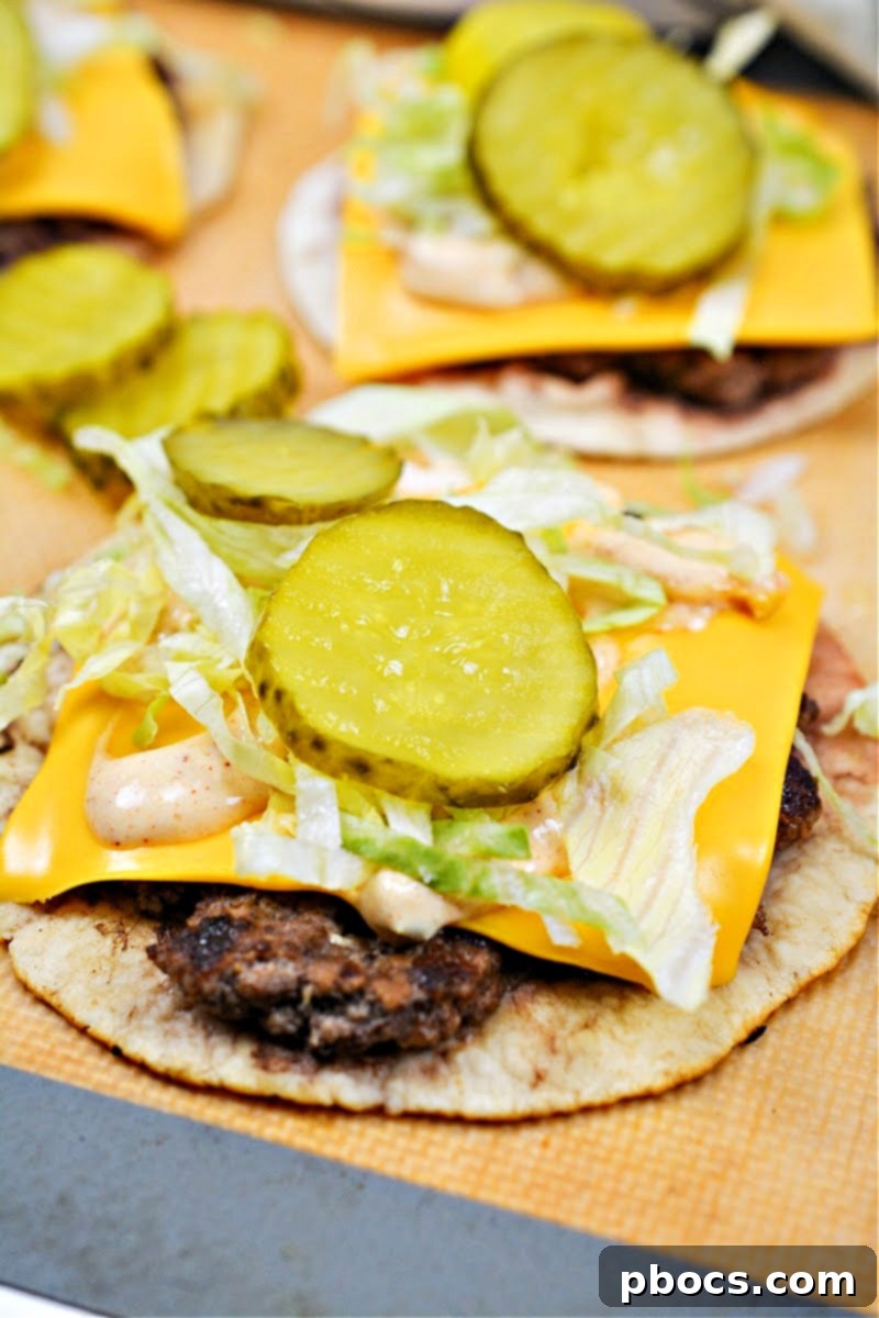 Keto Big Mac Smash Burger