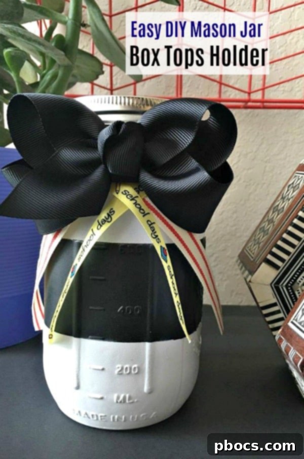 Quick DIY Mason Jar Box Tops Organizer 15 img 4766 14