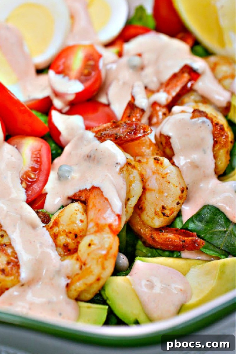 Mason jars for meal prepping Low-Carb Shrimp Louie Salad.