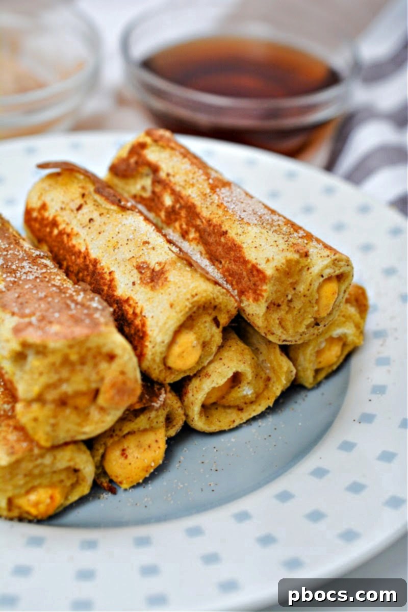 Delicious Low-Carb Pumpkin French Toast Roll Ups for a Keto Breakfast