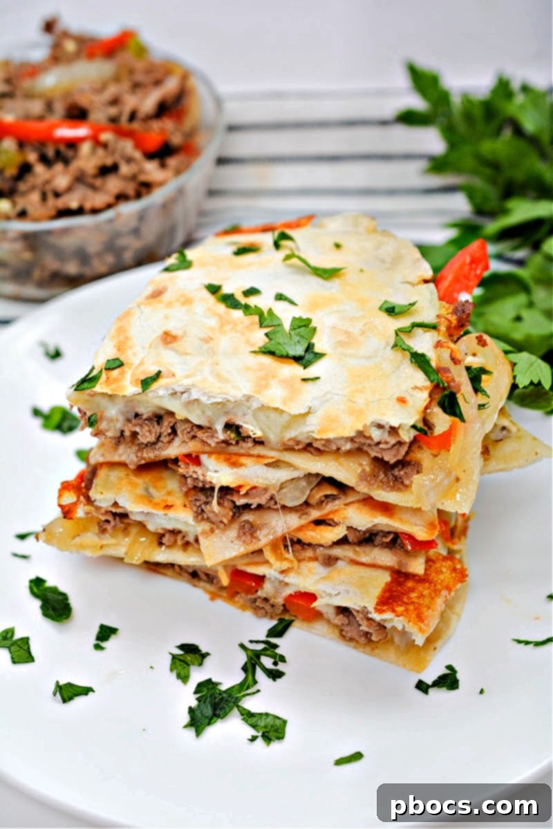 Cheesy Keto Philly Quesadillas 6 Keto Loaded Philly Cheesesteak Quesadillas