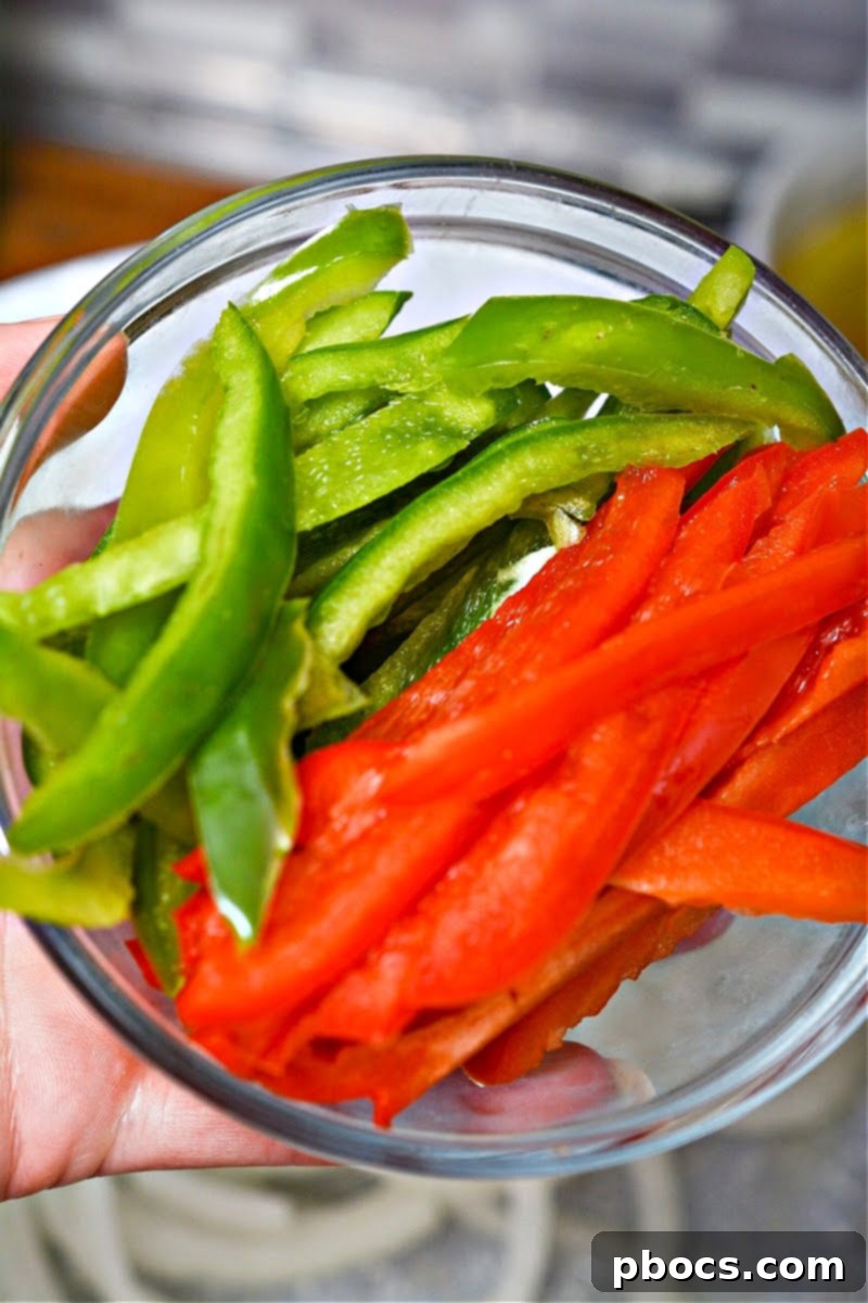 Cheesy Keto Philly Quesadillas 11 Sliced peppers
