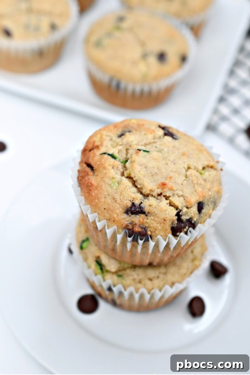 Irresistible Keto Chocolate Chip Zucchini Muffins 7 Serving suggestion for Keto Chocolate Chip Zucchini Muffins
