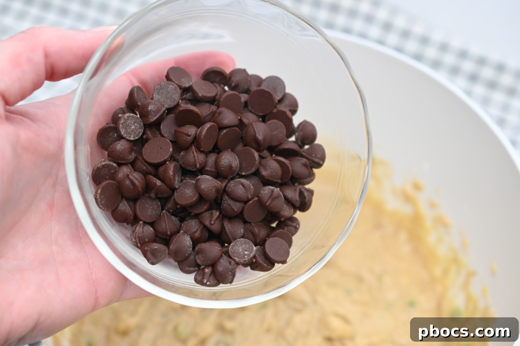 Irresistible Keto Chocolate Chip Zucchini Muffins 10 Close-up of sugar-free chocolate chips