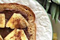 Chocolate Coconut and Pineapple Toast