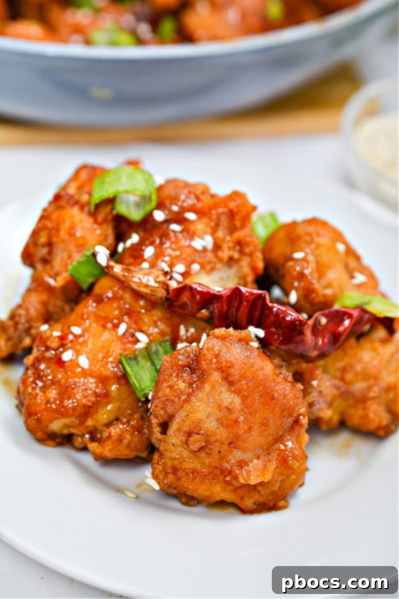 Keto Spicy General Tso Chicken