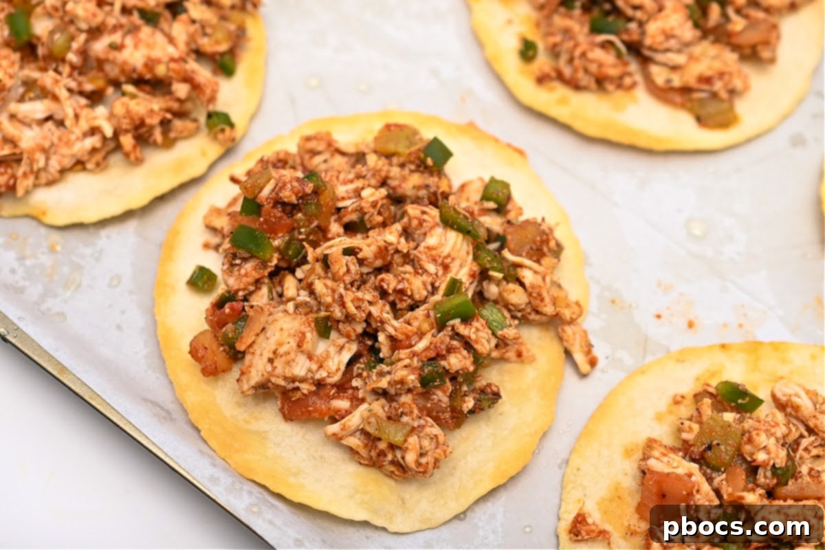 Crispy Keto Tostadas 12 Keto Tostadas with chicken filling