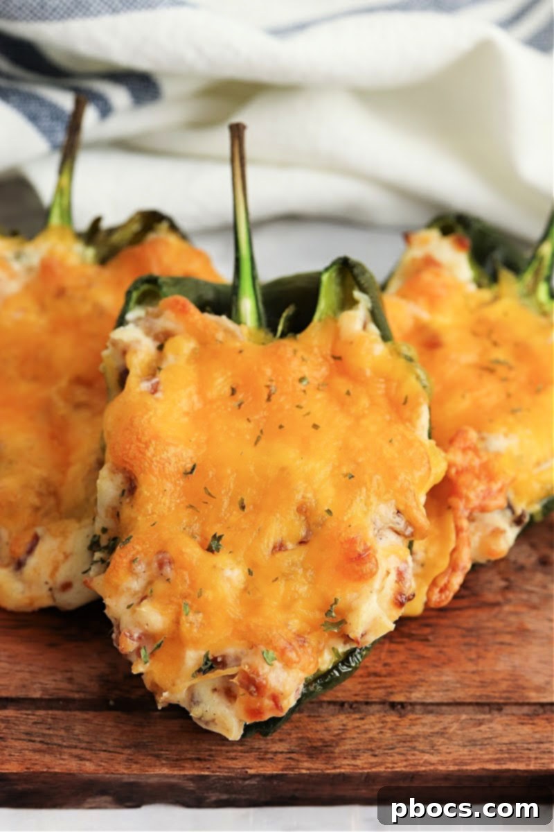 Low-Carb Poblano Poppers