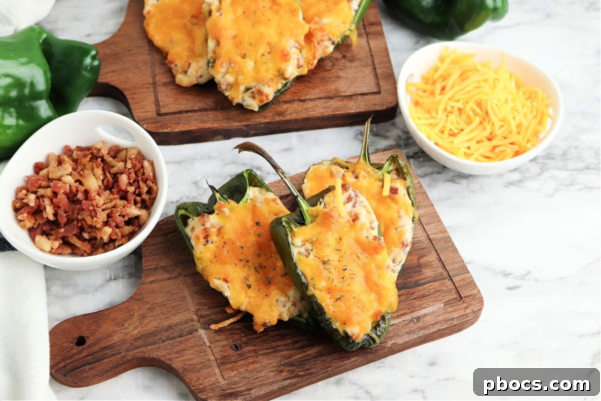 Low-Carb Poblano Poppers