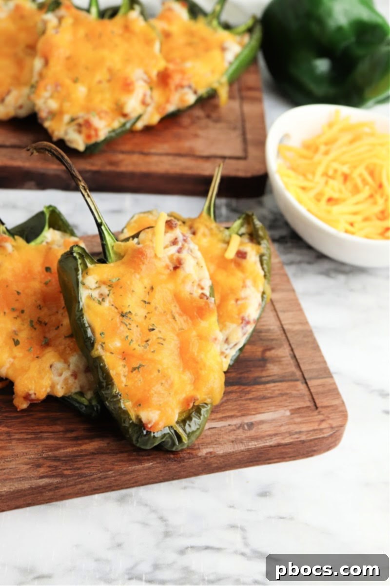Low-Carb Poblano Poppers