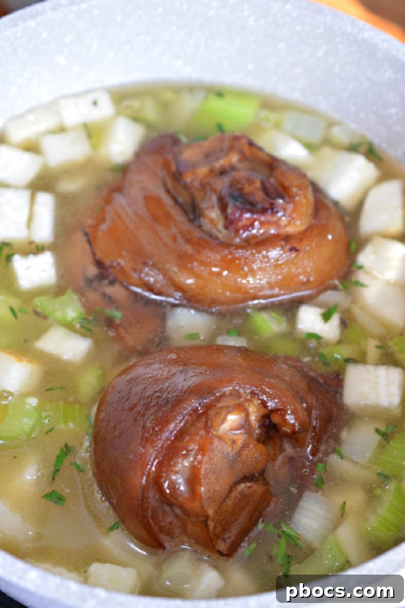 Creamy Keto Ham Bone Soup With Vegetables