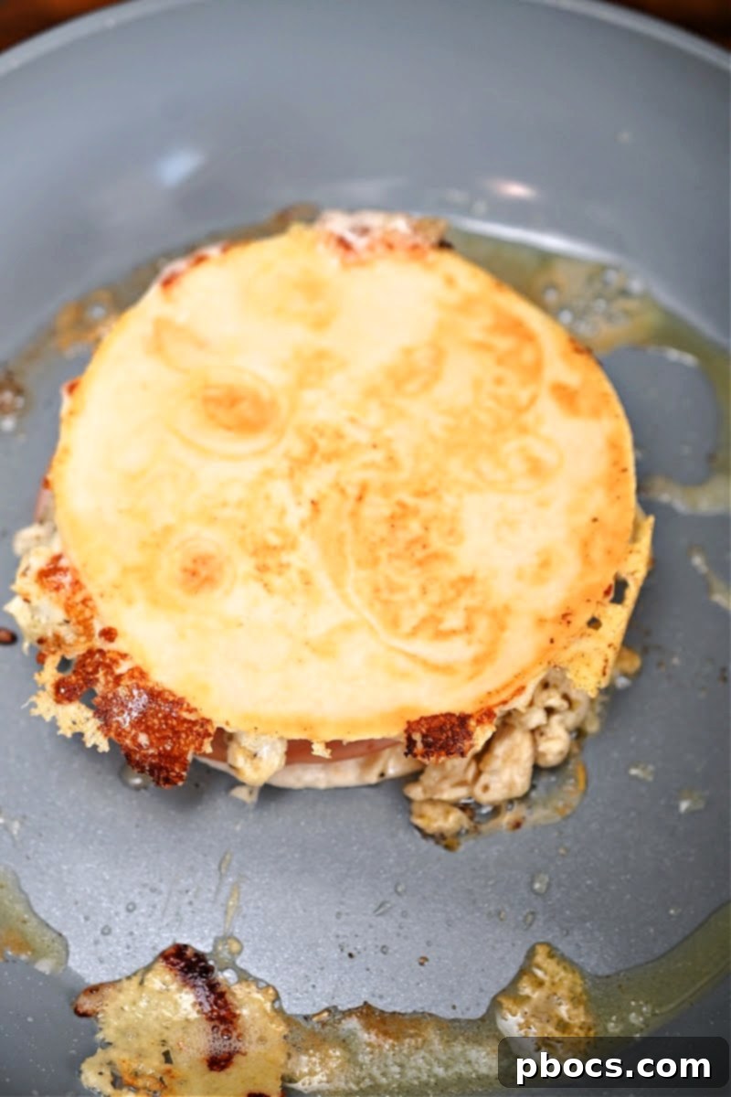 Gourmet Keto Chicken Cordon Bleu Quesadilla 11 Keto Chicken Cordon Bleu Quesadilla