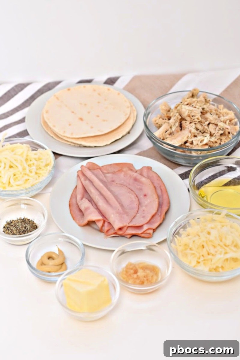 Gourmet Keto Chicken Cordon Bleu Quesadilla 4 Keto Chicken Cordon Bleu Quesadilla