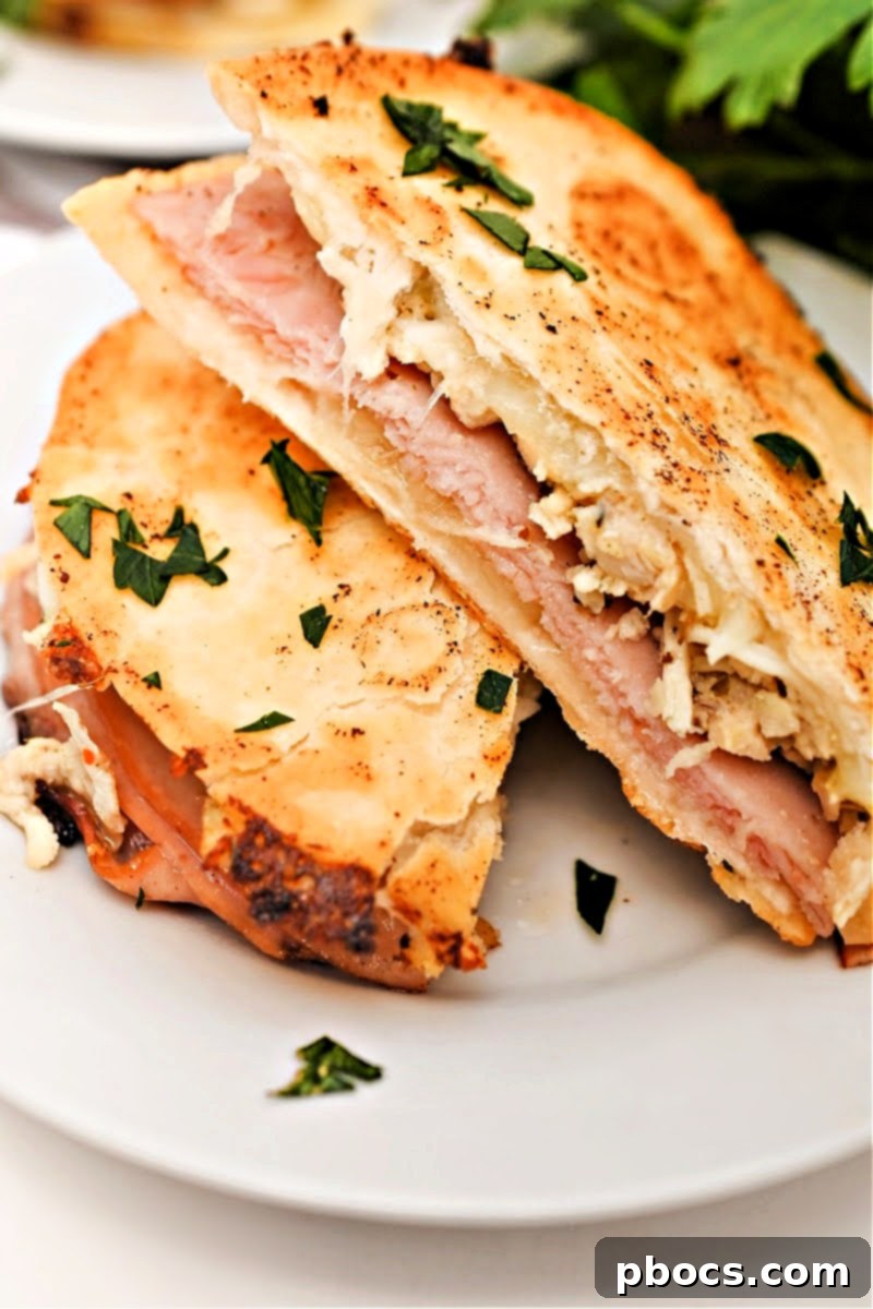 Gourmet Keto Chicken Cordon Bleu Quesadilla 7 Keto Chicken Cordon Bleu Quesadilla