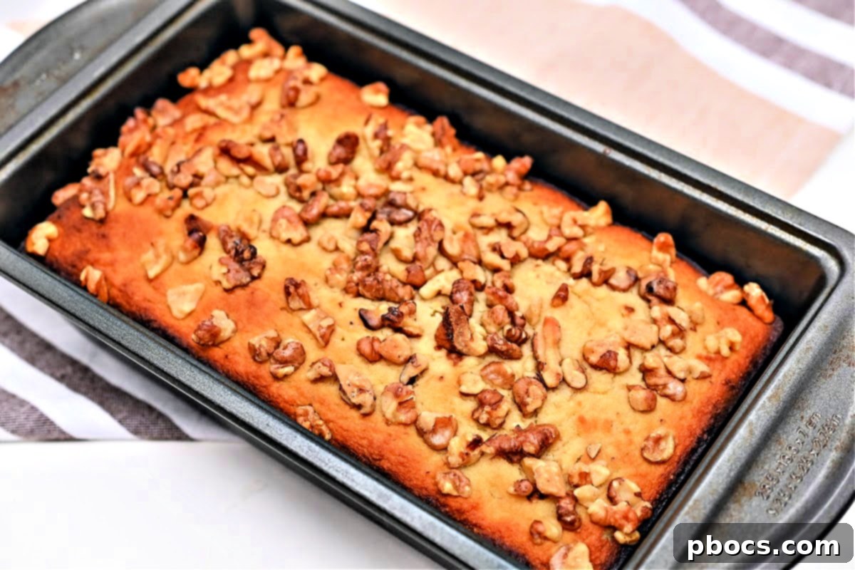 Creamy Low-Carb Ricotta Banana Bread 3 Close-up of baked Low Carb Ricotta Banana Bread