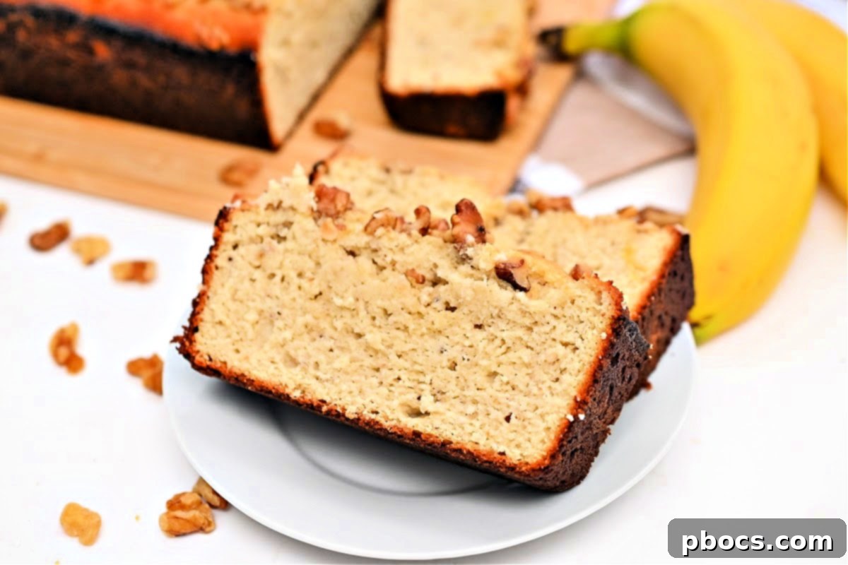 Creamy Low-Carb Ricotta Banana Bread 6 Frozen slices of Low Carb Ricotta Banana Bread in storage