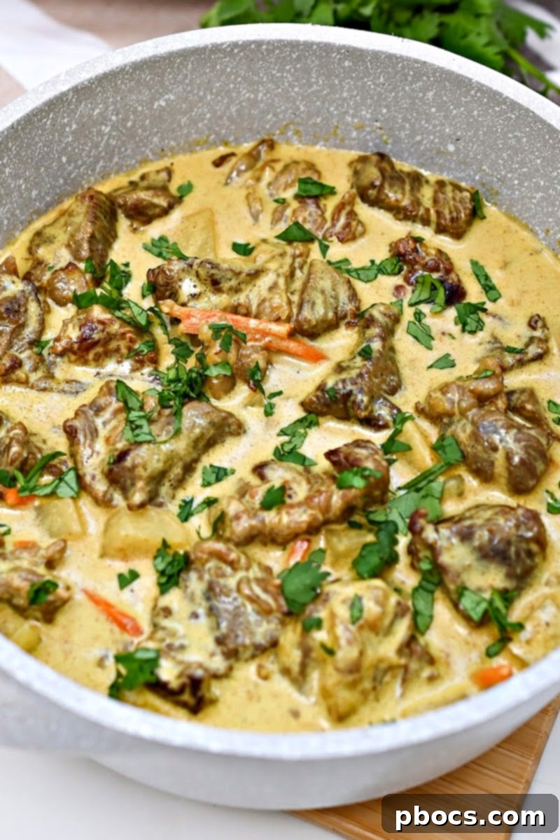 Keto Creamy Coconut Beef Curry 13 Low Carb Coconut Curry Beef Stew