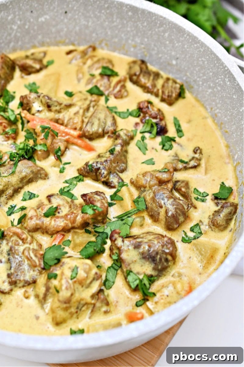 Keto Creamy Coconut Beef Curry 7 Low Carb Coconut Curry Beef Stew