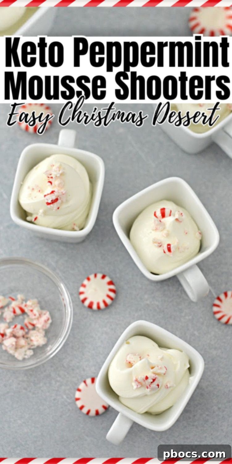 Cool Mint Keto Mousse Bites 12 Keto Peppermint Mousse Shooters
