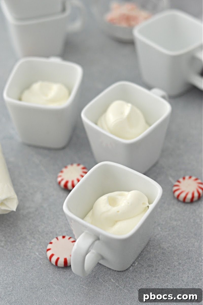 Cool Mint Keto Mousse Bites 6 Keto Peppermint Mousse Shooters