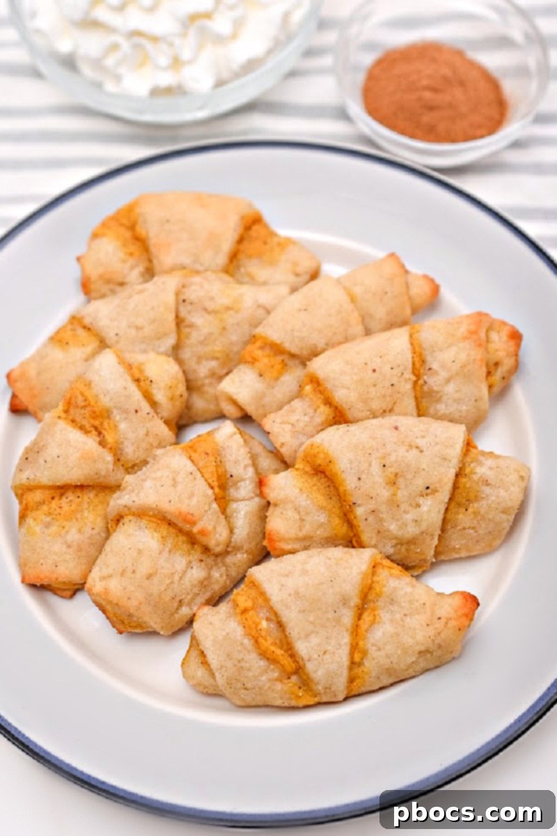 Keto Mini Pumpkin Crescent Rolls - a delightful low-carb, gluten-free treat that tastes like mini pumpkin pies.