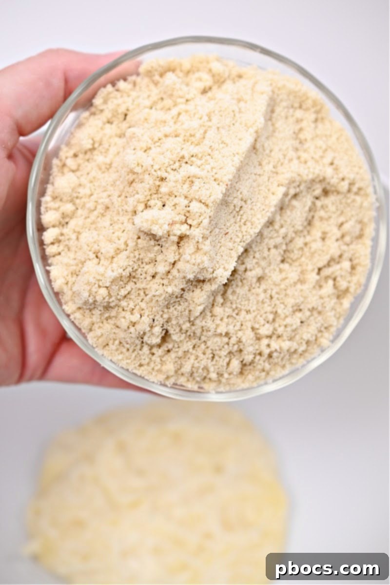 Melting mozzarella and cream cheese together, the first step for a perfect keto crescent roll dough.