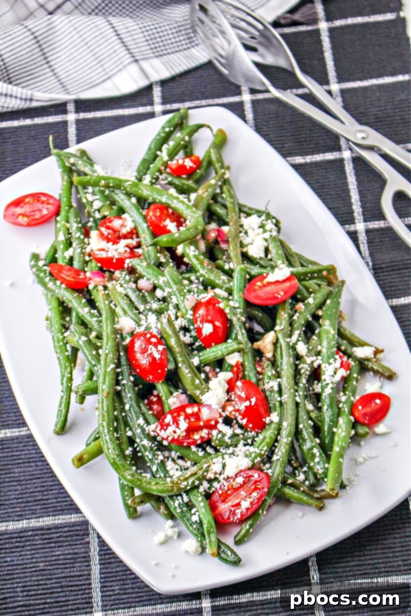 Storing Marinated Green Beans and Tomatoes