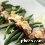 Keto Green Bean Casserole Bacon Bundles