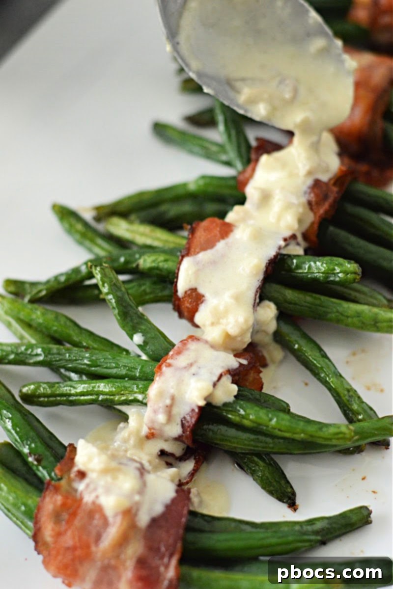 Keto Green Bean Casserole Bacon Bundles