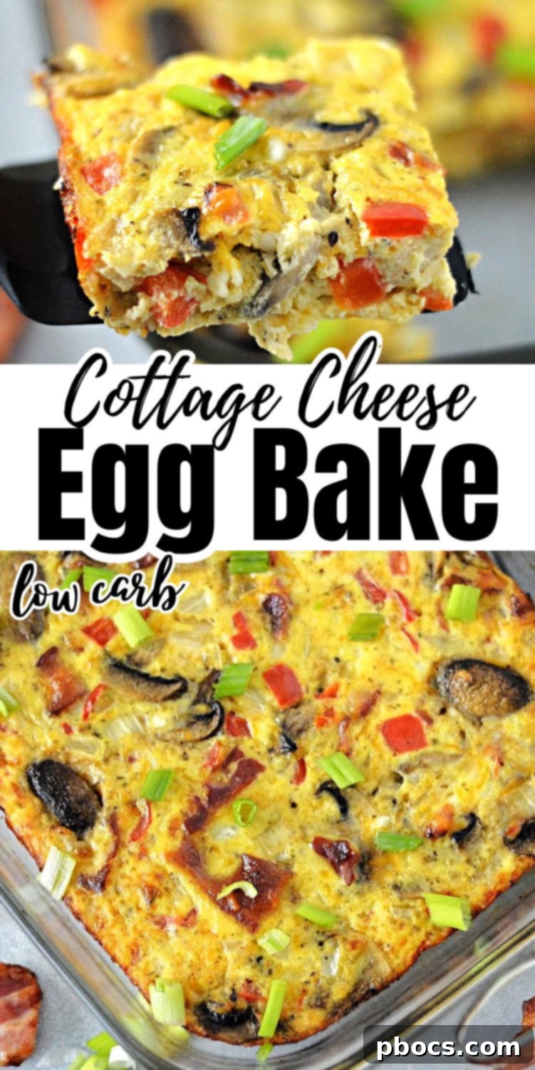 Low-Carb Cottage Cheese Egg Bake