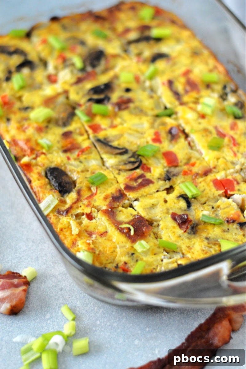 Low-Carb Cottage Cheese Egg Bake - second image