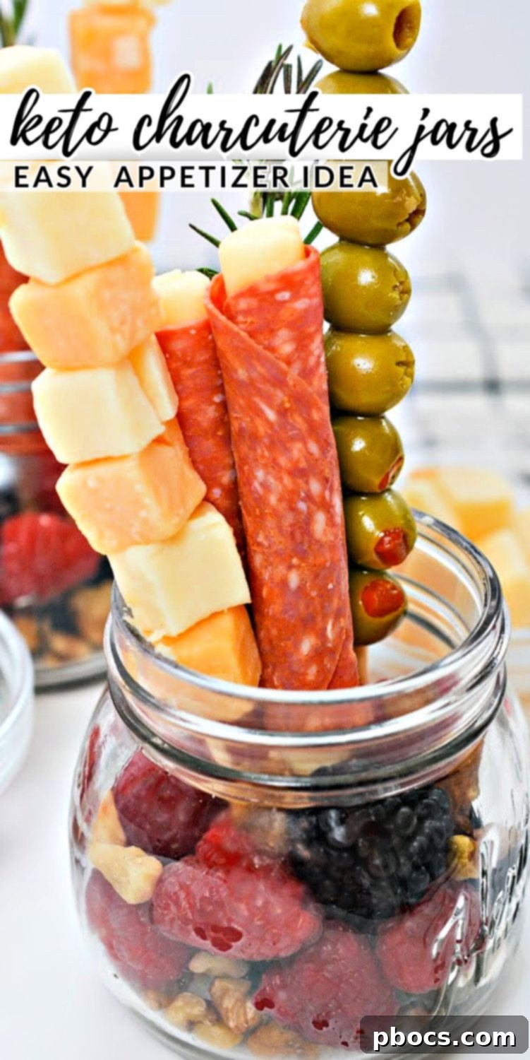 Keto Charcuterie Jars