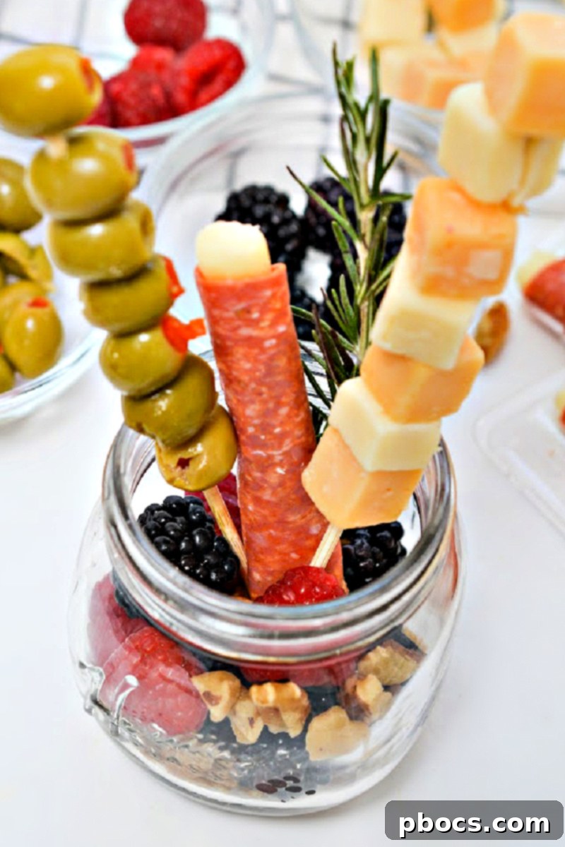 Keto Charcuterie Jars