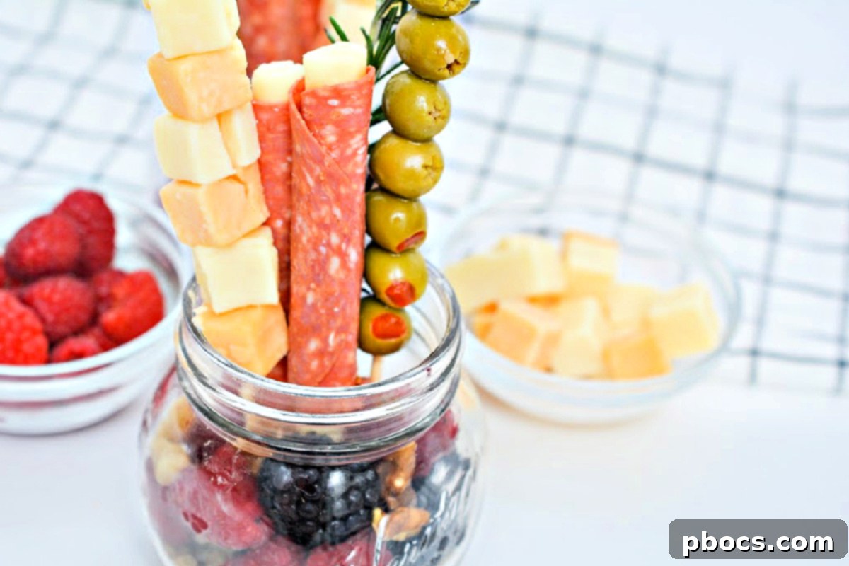 Keto Charcuterie Jars