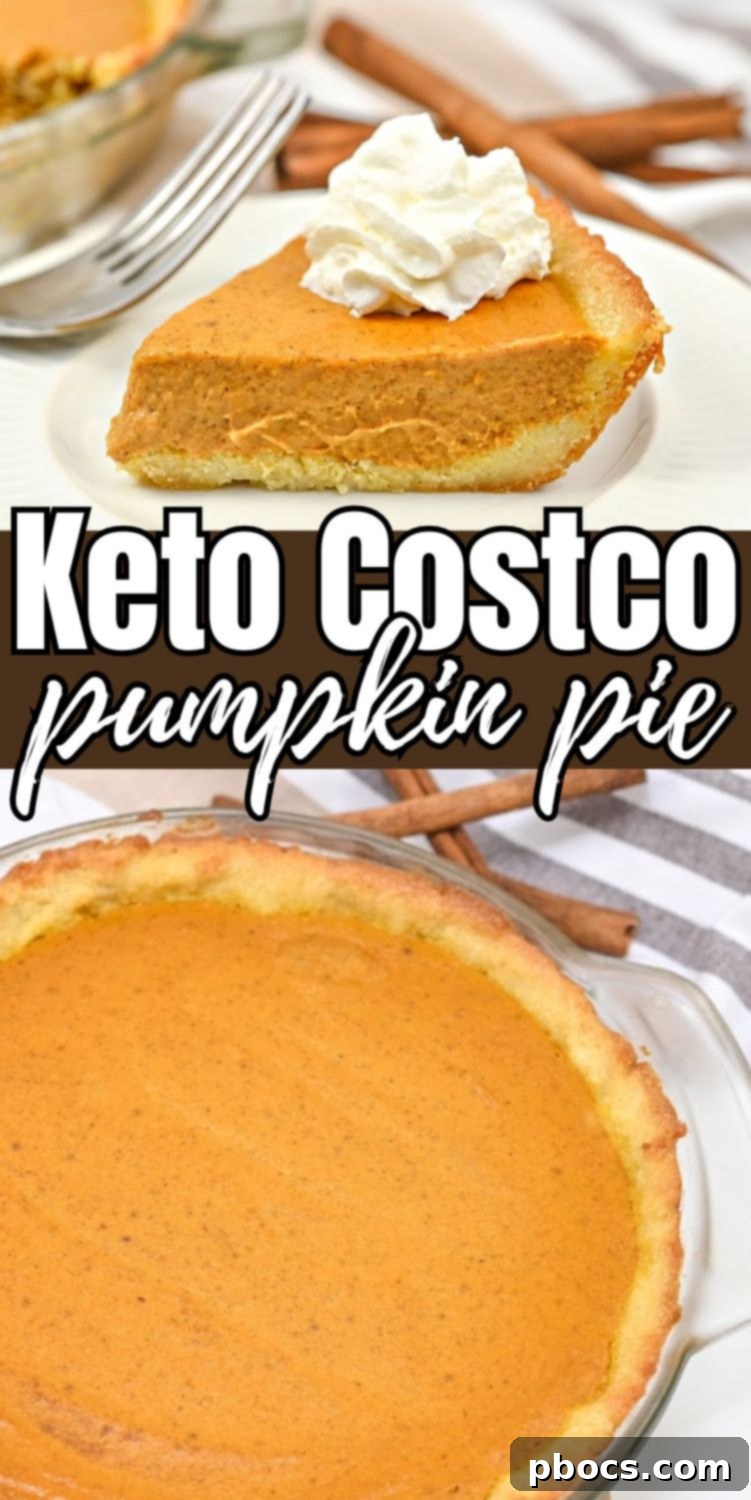 Costco Keto Pumpkin Pie Indulgence 15 Keto Costco Pumpkin Pie - Pin for later!