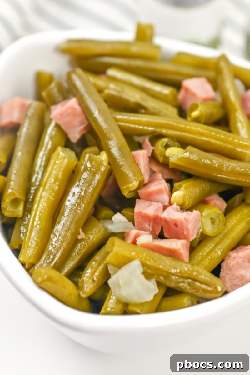 Hearty Keto Slow Cooker Ham and Green Beans 2 Low Carb Slow Cooker Green Beans and Ham