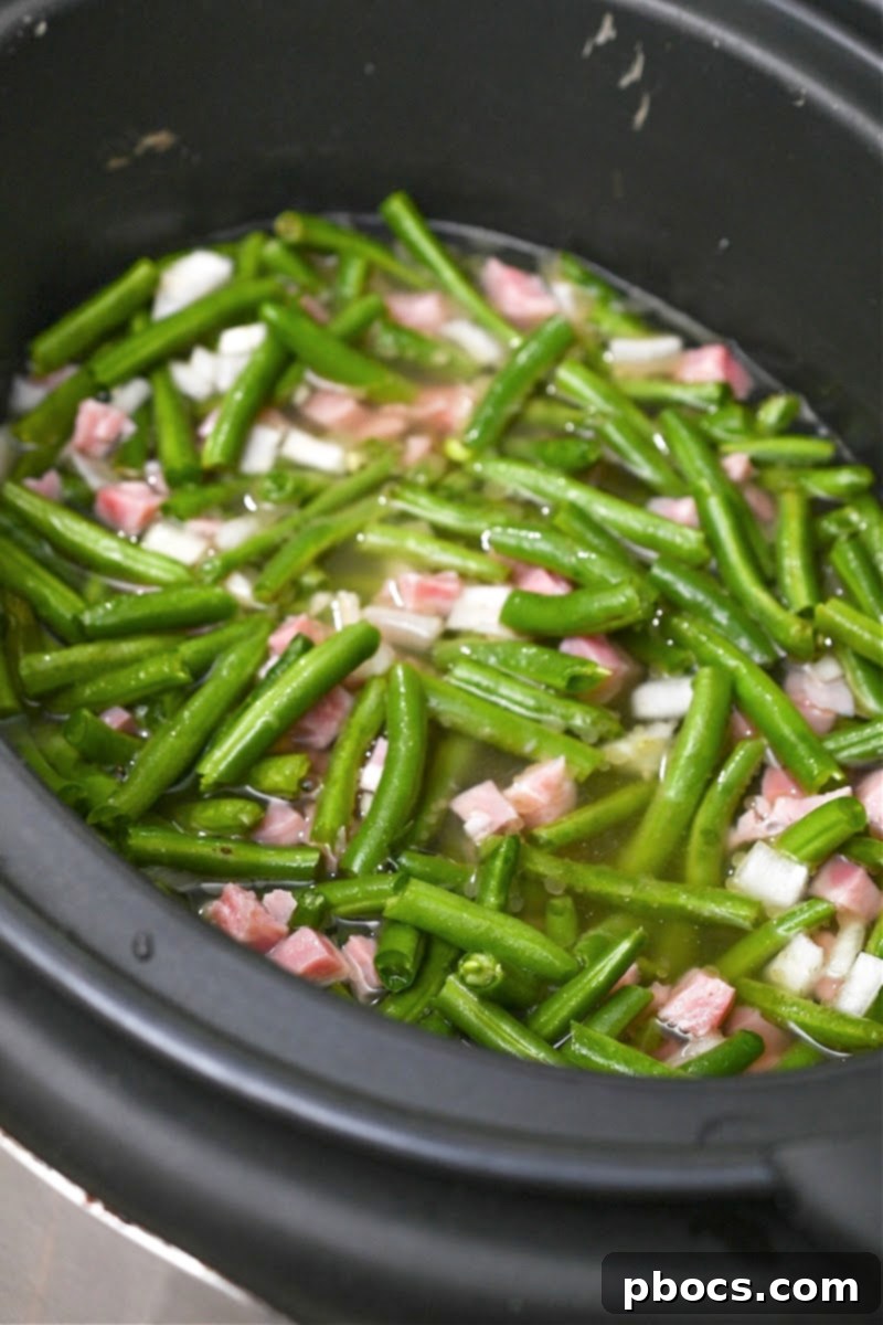 Hearty Keto Slow Cooker Ham and Green Beans 12 Low Carb Slow Cooker Green Beans and Ham